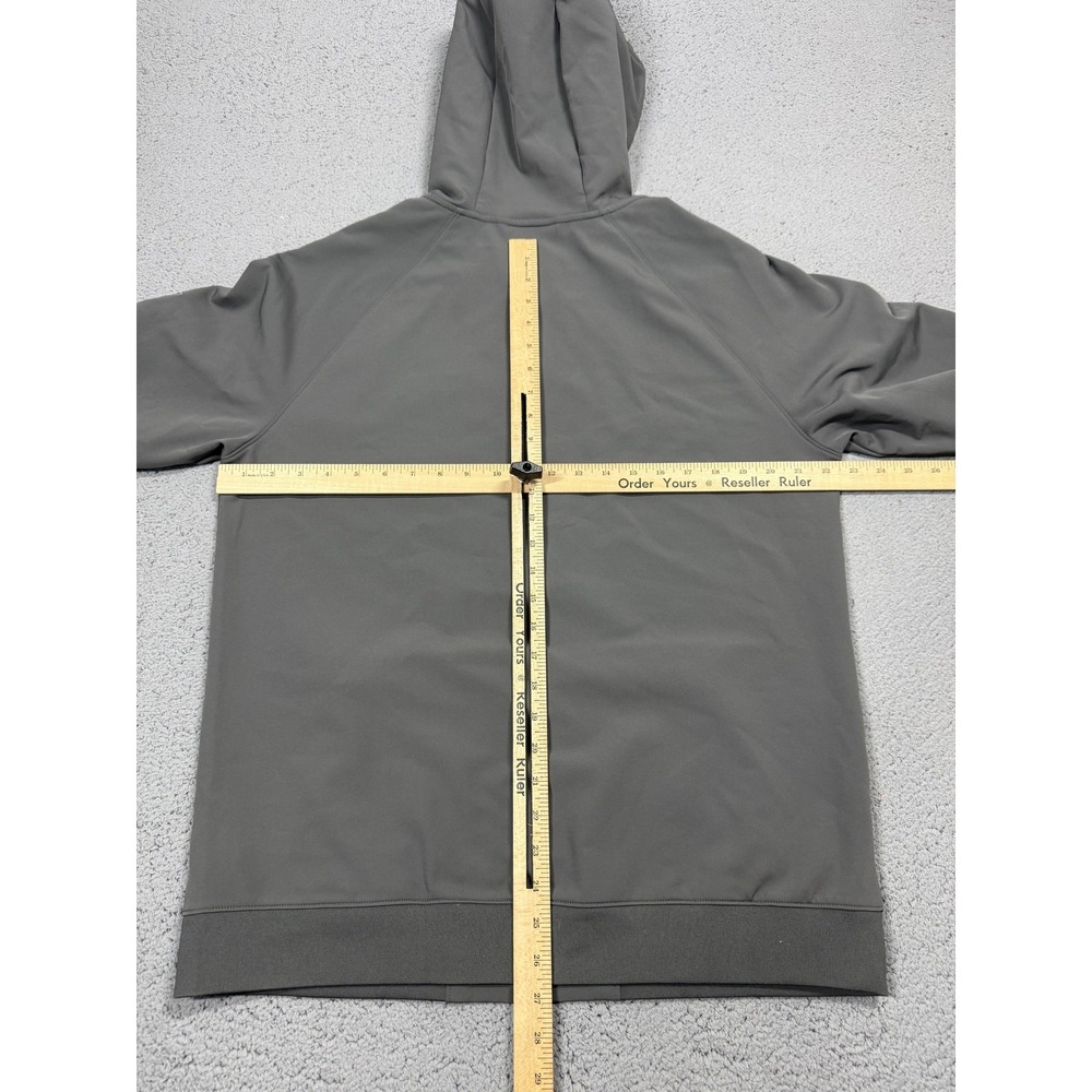BYLT Jacket Mens Large Gray Hooded Full Zip Softshell Governor's 25 Logo - Picture 6 of 9